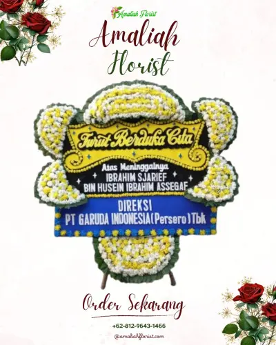 Papan Bunga Duka di Kedung Asem